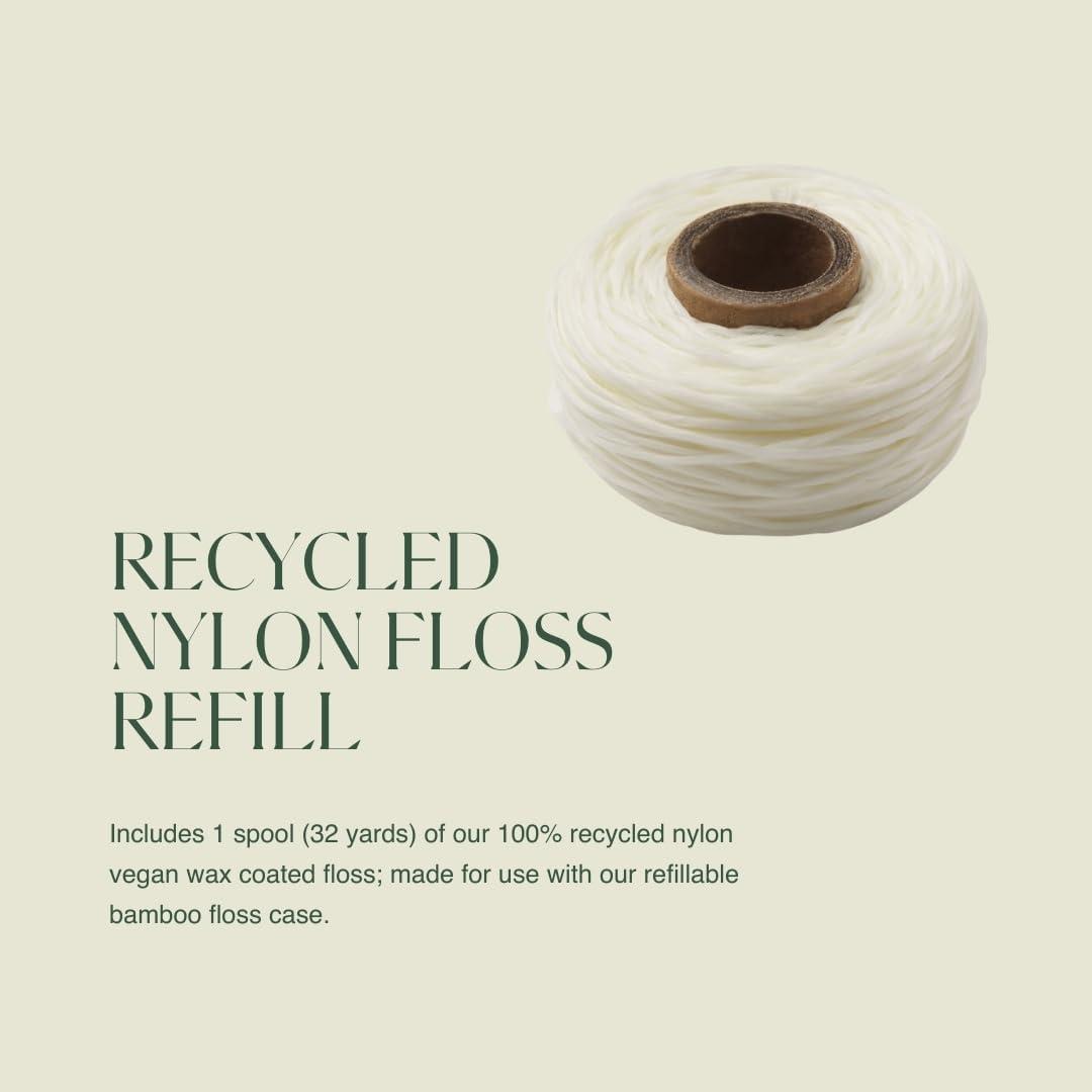image:imagePLUS ULTRA Coconut Nylon Dental Floss Refill Made with Recycled Nylon and Vegan Wax 32 Yards Pack of 1