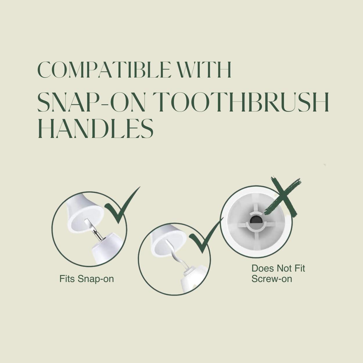 image:imagePLUS ULTRA OralB Compatible Electric Toothbrush Replacement Heads 3 Pack Soft Bristles for Sensitive Teeth Made with Recycled Plastic and EcoFriendly1 Count Pack of 2