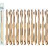 image:imageBiodegradable and EcoFriendly Bamboo Toothbrush 12Pack  BPA Free Soft Bristle  DentistApproved and AllNatural with Hello Handsome Etched on Handles by Plus UltraHello Handsome