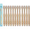 image:imageKids Biodegradable and EcoFriendly Bamboo Toothbrush 12Pack  BPA Free Soft Bristle  DentistApproved and AllNatural with Cavity Crusher Etched on Handles by Plus UltraBrush Smile Repeat