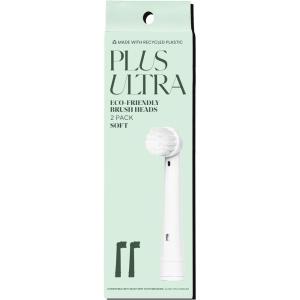 PLUS ULTRA Oral-B Compatible Electric Toothbrush Replacement Heads 3 Pack – Soft Bristles for Sensitive Teeth – Made with Recycled Plastic and Eco-Friendly(1 Count (Pack of 2))