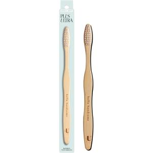 Plus Ultra Bamboo Toothbrush – BPA Free Soft Bristle for Adults – Dentist-Approved All-Natural with “Hello Gorgeous” Etched on Handle(Hello Handsome)