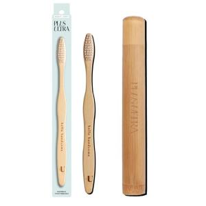 Plus Ultra Bamboo Toothbrush & Protective Case Bundle | Hello Handsome