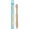 image:imageKids Biodegradable and EcoFriendly Bamboo Toothbrush  BPA Free Soft Bristle  DentistApproved and AllNatural with Brush Smile Repeat Etched on Handles by Plus UltraBrush Smile Repeat
