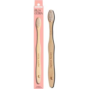 Kids Biodegradable and Eco-Friendly Bamboo Toothbrush – BPA Free Soft Bristle – Dentist-Approved and All-Natural with “Brush Smile Repeat” Etched on Handles by Plus Ultra(Cavity Crusher)