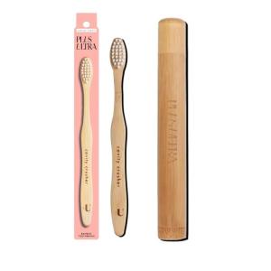 Plus Ultra Kids Bamboo Toothbrush & Protective Case Bundle | Cavity Crusher